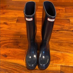 Tall Hunter Boots in EUC